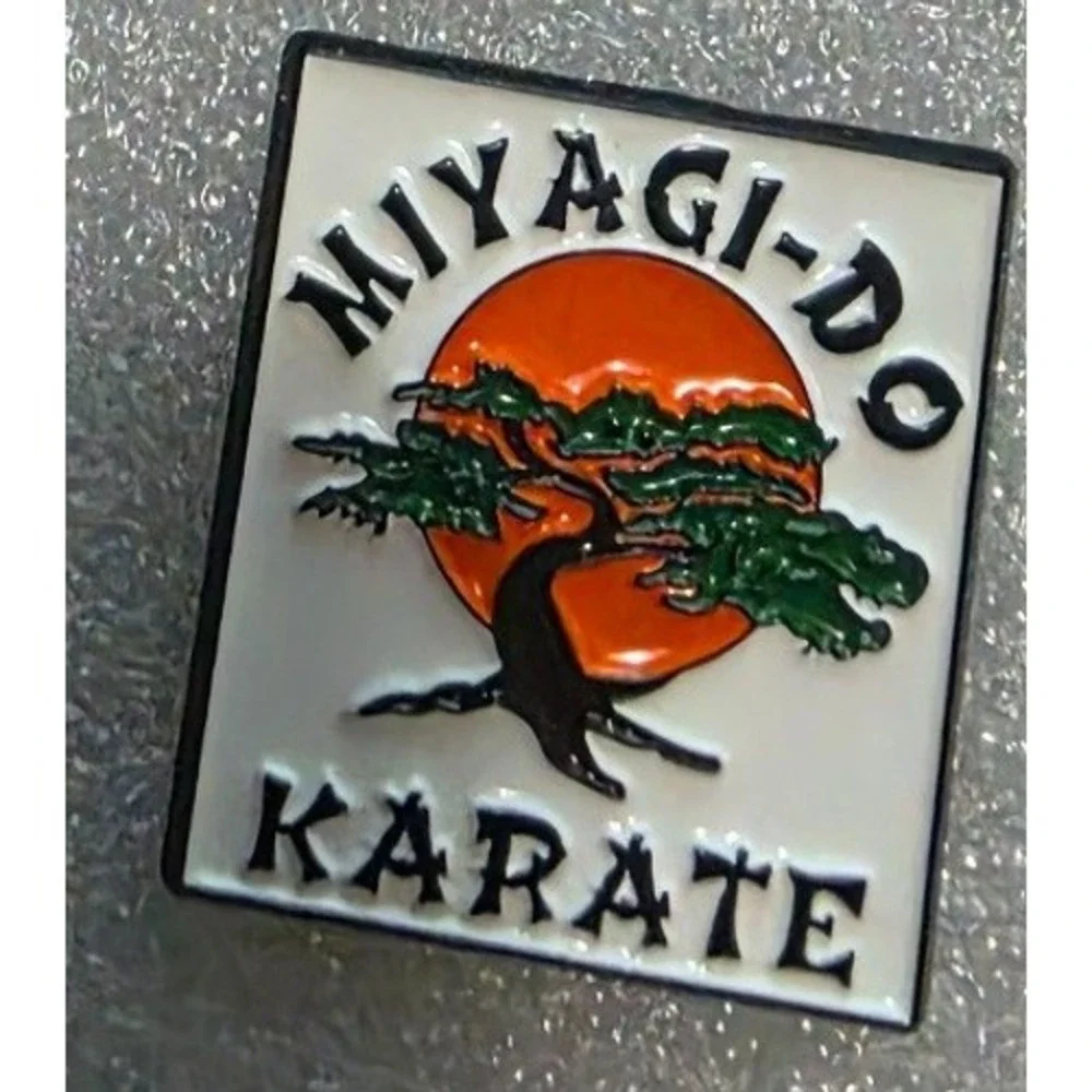 Miyagi-Do Karate Enamel Pin Karate Kid Cobra Kai Bonsai Tree Lapel Pin Square